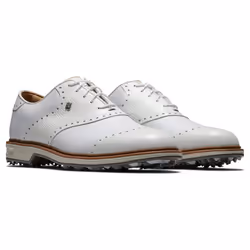 FootJoy Men's Premiere Series-Wilcox Golf Shoe  White/White  9.5 Narro