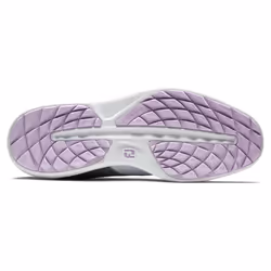 FootJoy Women's Traditions Spikeless Golf Shoe  White/Silver  7.5