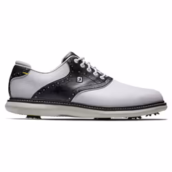 FootJoy Men's Traditions Golf Shoe  White/Charcoal Camo  10.5