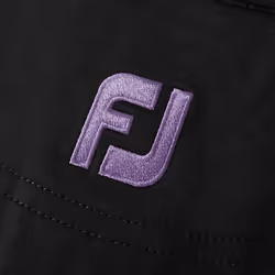Footjoy Mens Colour Block Midlayer Wicking Stretch Golf Sweater - L, Black/Violet