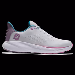 FootJoy Women's FJ Flex XP Golf Shoe  Grey/Purple  5.5