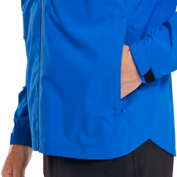 Footjoy Mens 2024 HydroLite X Waterproof Stretch Breathable Packable Golf Jacket - M, Blue