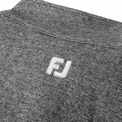 Footjoy Mens Inset Stripe Midlayer Stretch Wicking Golf Sweater - XXL, Heather Grey