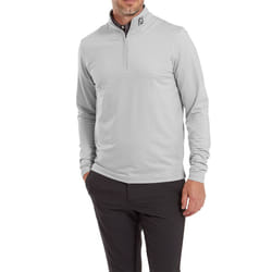 FootJoy Mens 2024 Glen Plaid Print Moisture Wicking Midlayer Golf Sweater - XXL, Grey