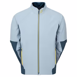 Footjoy Mens 2024 HydroTour 4-Way Stretch Water Resistant Golf Jacket - XXL, Slate/Navy
