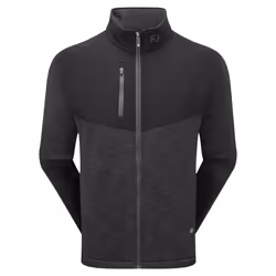 Footjoy Mens 2024 ThermoSeries Hybrid Moisture Wicking Stretch Golf Jacket - XXL, Black