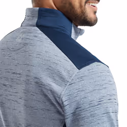 Footjoy Mens 2024 Space Dye Thermal Chill-Out Moisture Wicking Golf Sweater - XXL, Navy