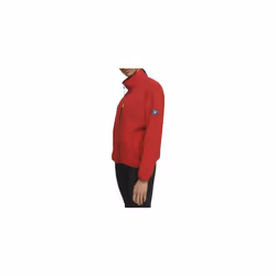 Tommy Hilfiger Women's Soft Polar Fleece Full Zip  Rich Red