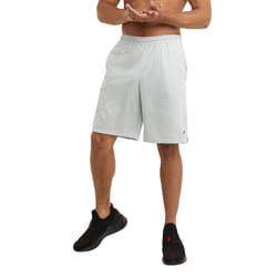 Champion Mesh Gym  Lightweight Shorts for Men (Reg. or Big  Athletic Gray C Patch Logo  Large Tall