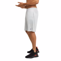 Champion Mesh Gym  Lightweight Shorts for Men (Reg. or Big  Athletic Gray C Patch Logo  Large Tall