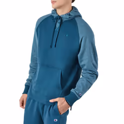Champion Men's Hoodie  Powerblend  Fleece Striped Sweatshirt for Men Reg. or Big & Tall
