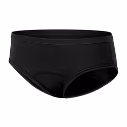 Hanes Girls' Big Underwear  Comfort  Period. Panties  Moderate Protection  6-Pack  Hipster-Black-6 Pack