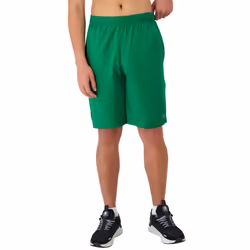 Champion Sport Moisture Wicking Athletic Men Gym Shorts (Reg. Or Big & Tall) Fresh Green Leaf C Logo