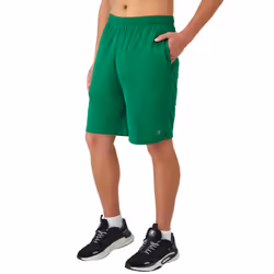 Champion Sport  Moisture Wicking  Athletic Men  Gym Shorts (Reg. Or Big & Tall)  Fresh Green Leaf C Logo