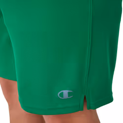 Champion Sport  Moisture Wicking  Athletic Men  Gym Shorts (Reg. Or Big & Tall)  Fresh Green Leaf C Logo