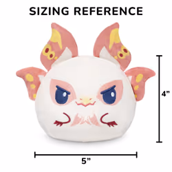 TeeTurtle Monster Hunter Reversible 4"""" Plushie - Mizutsune - Officially Licensed Capcom Cute Kawaii Soft Stuffed Animals Fidget Toys