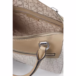 Calvin Klein Opal Satchel Vanilla/Khaki/Cornstalk One Size