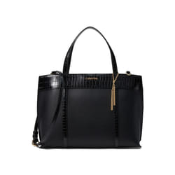 Calvin Klein Gillian Satchel Black/Black PROCESSING PROCESSING