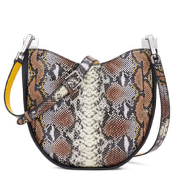 Calvin Klein Celestine Crescent Crossbody  Multi Snake