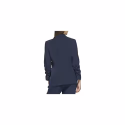 Calvin Klein Women's Trendy Formal Ruched Sleeve Crepe Fabric Blazer