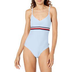 Tommy Hilfiger Women's Standard Open Back Over The Shoulder Straps One