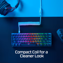 HyperX USB-C Coiled Cable Gray - Additional view 4
