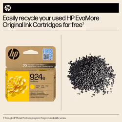 HP 924e EvoMore Yellow Original Ink Cartridge - Additional view 5