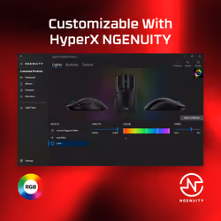 HyperX Pulsefire Haste 2 - Gaming Mouse (Black) - Additional view 4