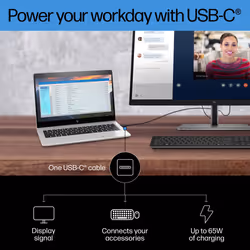 HP E-Series E27k G5 4K USB-C Monitor - Additional view 8