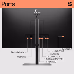 HP E32k G5 4K USB-C Monitor - Additional view 4