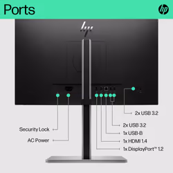 HP E-Series E22 G5 FHD Monitor - Additional view 4