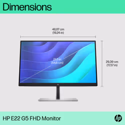 HP E-Series E22 G5 FHD Monitor - Additional view 6