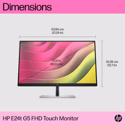 HP E24t G5 FHD Touch Monitor - Additional view 5