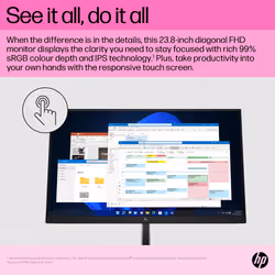 HP E24t G5 FHD Touch Monitor - Additional view 7
