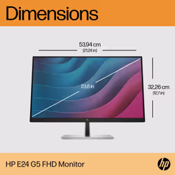 HP E-Series E24 G5 FHD Monitor - Additional view 8