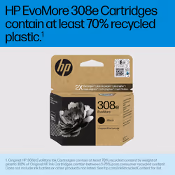 HP 308e EvoMore Black Original Ink Cartridge - Additional view 8