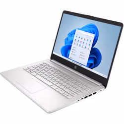 HP 14s-fq1013na AMD Ryzen™ 5 5500U Laptop 35.6 cm (14") Full HD 4 GB DDR4-SDRAM 512 GB SSD Wi-Fi 5 (802.11ac) Windows 11 Home Silver