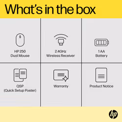 HP 250 Dual Mouse - Additional view 7
