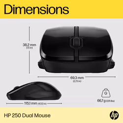 HP 250 Dual Mouse - Additional view 8