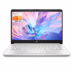 HP Portable Laptop Student and Business 14"" HD Display Intel Quad-Core N4120 16GB DDR4 RAM 64GB eMMC 1 Year Office 365 ...
