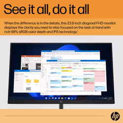HP E24 G5 FHD PVC Free Monitor - Additional view 6