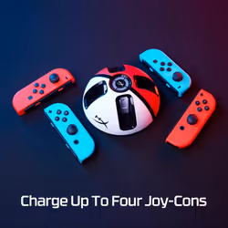 HyperX ChargePlay Quad 2 Charger USB Red, White - Additional view 7