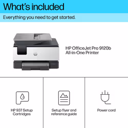 HP OfficeJet Pro 9120b Wireless All-in-One Color Printer, Two-sided printing; Copier, Scanner - Additional view 6