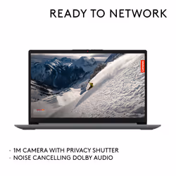 Lenovo IdeaPad 1 15AMN7 AMD Ryzen™ 5 7520U Laptop 39.6 cm (15.6") Full HD 16 GB LPDDR5-SDRAM 512 GB SSD Wi-Fi 6 (802.11ax) Windows 11 Home in S mode UK English Grey - Additional view 4