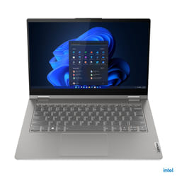 Lenovo ThinkBook 14s Yoga Intel® Core™ i7 i7-1355U Hybrid (2-in-1) 35.6 cm (14") Touchscreen Full HD 16 GB DDR4-SDRAM 512 GB SSD Wi-Fi 6 (802.11ax) Windows 11 Pro UK English Grey