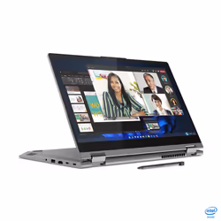 Lenovo ThinkBook 14s Yoga Intel® Core™ i7 i7-1355U Hybrid (2-in-1) 35.6 cm (14") Touchscreen Full HD 16 GB DDR4-SDRAM 512 GB SSD Wi-Fi 6 (802.11ax) Windows 11 Pro UK English Grey