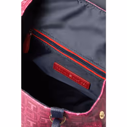 Tommy Hilfiger Kennedy II Flap Backpack w/Hangoff-Coated Square Monogr
