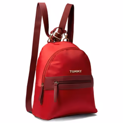 Tommy Hilfiger Kendall II Medium Dome Backpack-Smooth Nylon Tommy Red