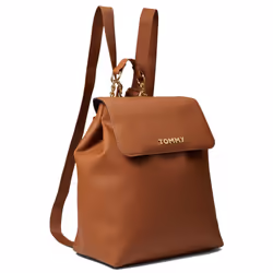 Tommy Hilfiger Kendall II Flap Backpack-Saffiano PVC Cognac One Size