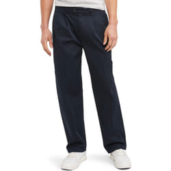 Tommy Hilfiger Men's New School Prep Pleated Chino  Desert Sky  32-34